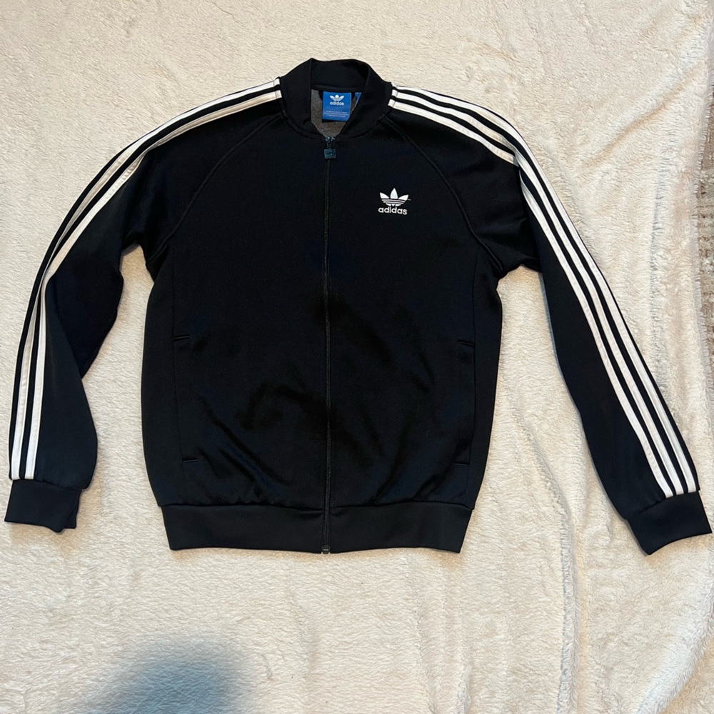 Adidas Men's Black Zip Up